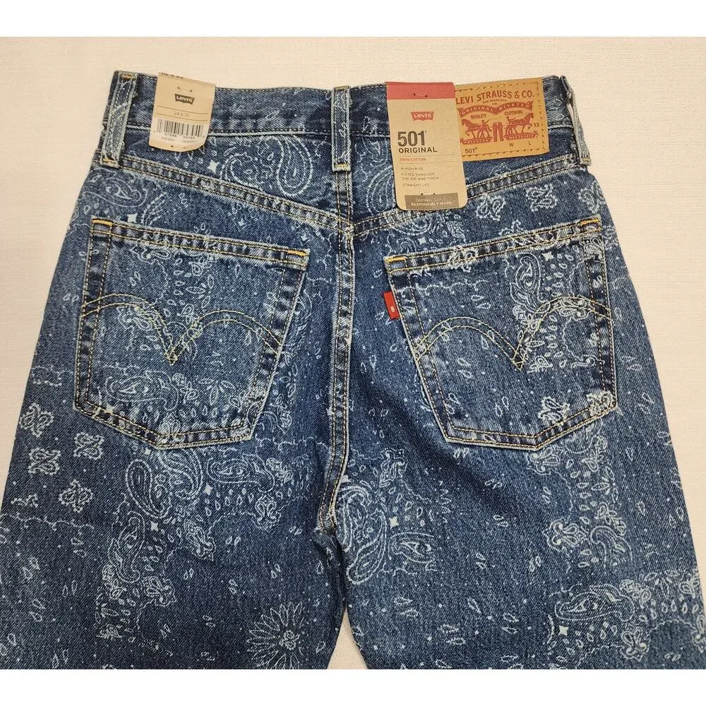 Levi's 501 original W24'' x L30'' women's jeans-button fly